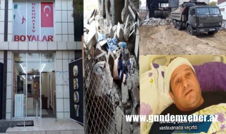 Qarabağ əlili döyülüb, obyekti dağıdılıb – Nərimanovun başçısının müavini və deputatın qardaşoğlu tərəfindən – VİDEO/FOTO
