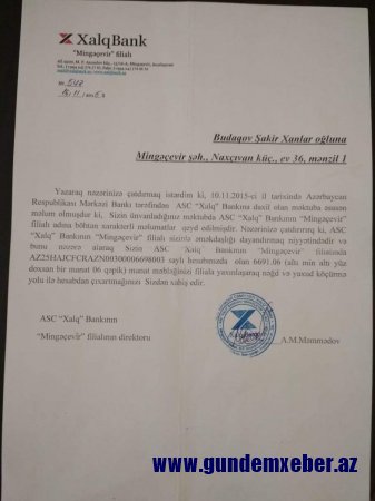 “Xalq Bank” ASC məcburi köçkünü intihara sürükləyir-FOTO VİDEO