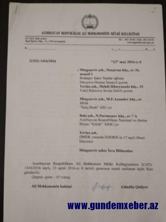 “Xalq Bank” ASC məcburi köçkünü intihara sürükləyir-FOTO VİDEO