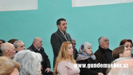 İradə Gülməmmədova Görədil kəndidə növbəti səyyar qəbul keçirdi-Foto
