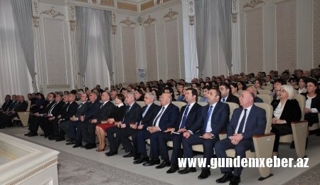 Abşeronda hesabat iclası keçirildi -FOTOLAR