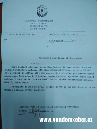 Ağcabədidə Ceyhun Bayramovun işçisi 8 yaşlı Orxanı qəyyumluğa necə verir?-FOTO VİDEO 