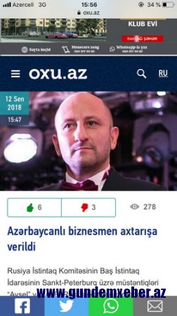 ŞƏMKİRLİ BİZNESMENLƏRİN "PİTER SAVAŞI"NIN GÖRÜNMƏYƏN TƏRƏFLƏRİ