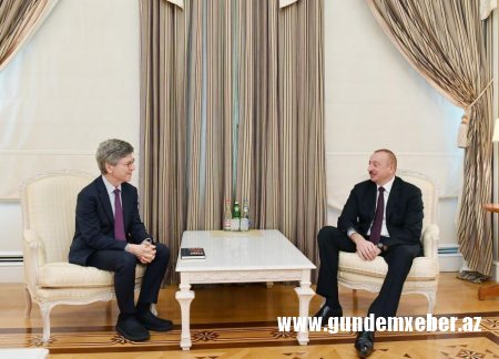 Prezident İlham Əliyev BMT baş katibinin Dayanıqlı İnkişaf Məqsədləri üzrə xüsusi müşavirini qəbul edib