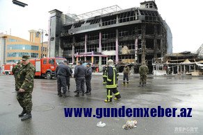 Yanğından zərər çəkmiş sahibkarlara alternativ yer təklif olunub