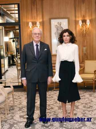 Birinci vitse-prezident Mehriban Əliyeva “Rothschild Global Financial Advisory” şirkətinin rəhbəri ilə görüşüb
