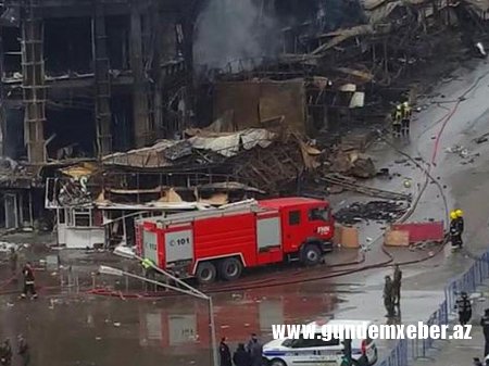 “Diqlas” yanğından bir gün sonra: yeni kadrlar - VİDEO