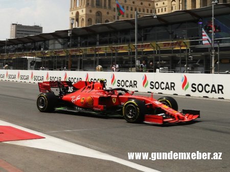 “Ferrari”nin pilotu ikinci sərbəst yürüşdə ən yaxşı nəticə göstərib