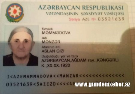 98 yaşlı Qarabağ qaçqını Prezidentə müraciət etdi-FOTO/VİDEO