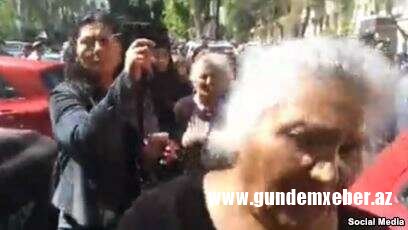 Prezident Administrasiyasının qarşısında aksiyaya cəhd olub