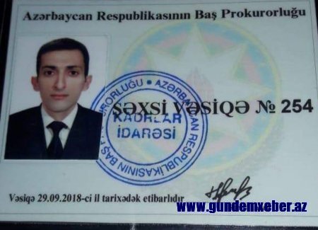 Hüquq müdafiəçisi Respublika Baş Prokurorluğunu ifşa etdi-ŞOK GƏLIŞMƏ