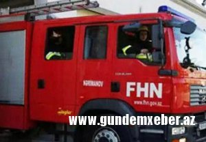 FHN: Bakıda “Nissan” markalı avtomobil yandı