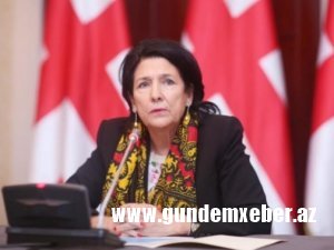 Gürcüstan prezidentinin Azərbaycanla sərhəddə mübahisələr haqda yeni bəyanatı
