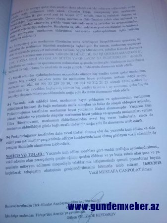 Hüquq müdafiəçisi Respublika Baş Prokurorluğunu ifşa etdi-ŞOK GƏLIŞMƏ