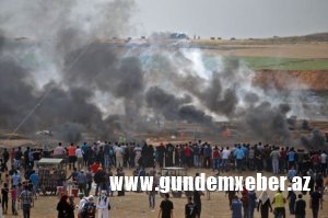Qəzzada İsrail hərbçiləri ilə toqquşmalarda 16 fələstinli xəsarət alıb