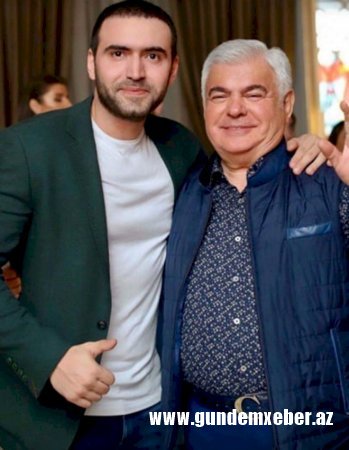 Ziya Məmmədov yeni vəzifə alan qardaşı oğlu ilə POZ VERDİ - FOTO 
