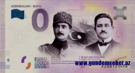 AVRONUN ÜZƏRİNƏ RƏSULZADƏNİN ŞƏKLİ VURULDU –  FOTO