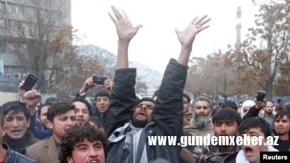 Kabildə "Trampa ölüm" şüarları səsləndirildi