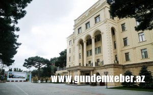 Müdafiə Nazirliyi cəbhə xəttində son vəziyyət barədə