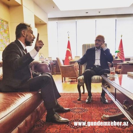 Bəyaz Hərəkat başqanı Türkiyədə siyasi görüşlərə başladı-FOTOLAR