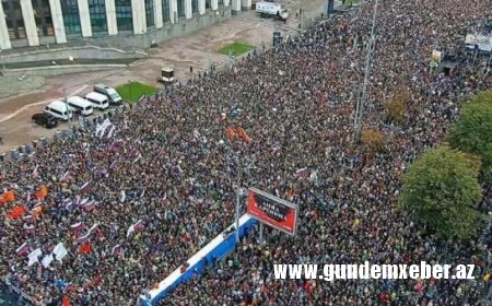 Rusiya 17 avqustda üçüncü böyük mitinqə hazırlaşır