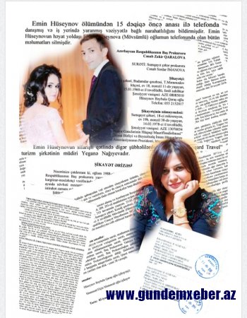 CINAYƏT FAKTINI ARAŞDIRMAQ SƏBAIL PROKURORLUĞUNUN MARAĞINDA DEYIL
