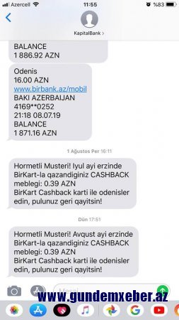"KapitalBank"ın BirKart fırıldağı: - "Əməliyyatları dayandırsam da..."