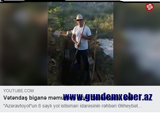 Məcburi köçkün diriykən özünə qəbir qazdı - “ölümümdən öncə Prezidentdən xahişim var” - FOTO (VİDEO)