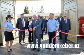 SOCAR-ın Fontana Qarşı Dağmədənxilasetmə Hərbiləşdirilmiş Hissəsinin yeni inzibati binasının açılışı olub