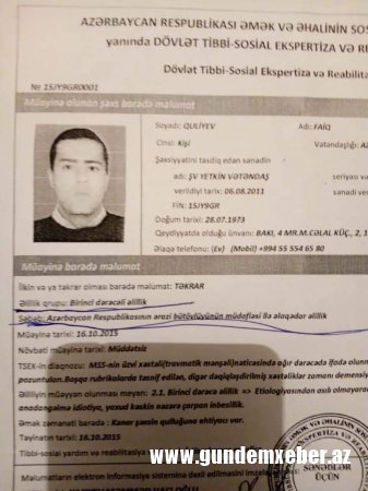1-ci qrup Qarabağ əlilinin başına gətirilən oyunlar-ŞOK OLAY 