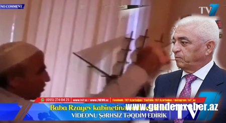 AZƏRBAYCANDA ŞOK: Baba Rzayev kabinetinə belə cadu elətdirdi - VİDEOFAKT