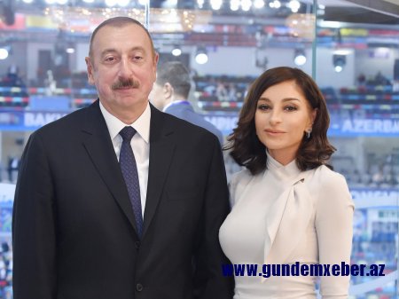 Prezident İlham Əliyev və birinci xanım Mehriban Əliyeva Bakı Nəqliyyat Agentliyinin “Koroğlu” Nəqliyyat Mübadilə Mərkəzinin açılışında iştirak ediblər