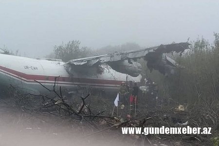 Ukraynada hərbi təyyarə qəzaya uğrayıb, 4 nəfər ölüb