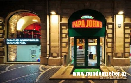  ƏBÜLFƏZİN OĞLUNUN PAPA JOHN'S-u - FOTOLAR