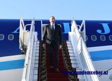 İlham Əliyev Rusiyadadır