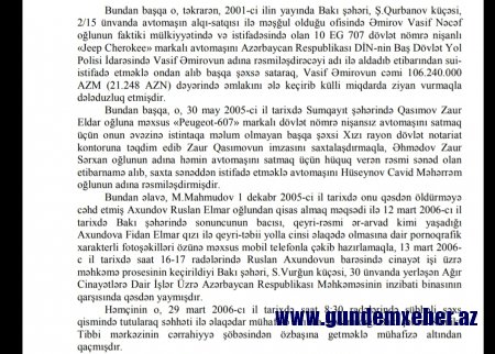 Aktrisa arvadının porno şəkillərini yayan Mahmudov qadın oğurluğu, şantaj cinayətləri də törədibmiş... - ONUN PSİXOPAT OLMASINI SÜBUT EDƏN EKSPERT RƏYİ