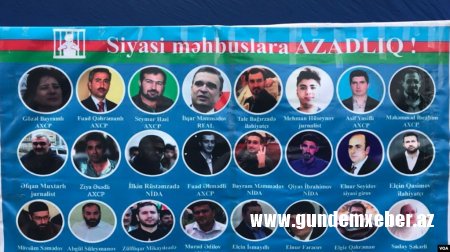 Hüquq müdafiəçiləri: Azərbaycanda siyasi məhbusların sayı 135 nəfərə çatıb