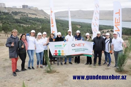 QNET-dən növbəti xeyriyyə aksiyası: Ərazi yaşıllığa büründü... - Fotolar