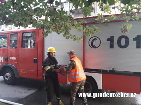 Bərdədə güclü yanğın - FHN-in məlumatı