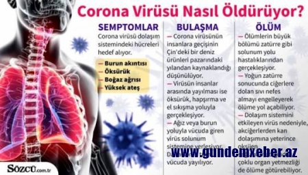 Korona virusuna görə ölü sayı 106-ya yüksəldi -SON DƏQİQƏ...