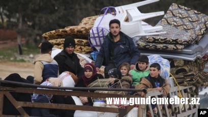 İdlib əhalisi humanitar böhranla üzləşib