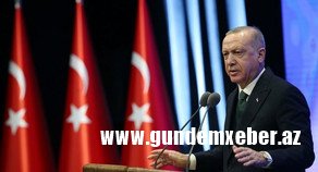 Ərdoğan: “Azərbaycanın inkişafına fayda verməyə davam edəcəyik”