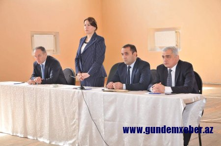 İRADƏ GÜLMƏMMƏDOVA GÜZDƏK QƏSƏBƏSİNDƏ SƏYYAR QƏBUL KEÇİRDİ -​ FOTO