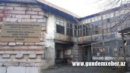 Şəkinin Dezinfeksiya mərkəzindən biabırçı görüntülər