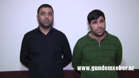 Bakıda 2 nəfərdən hədə-qorxu ilə pul tələb edən şəxslər tutuldu