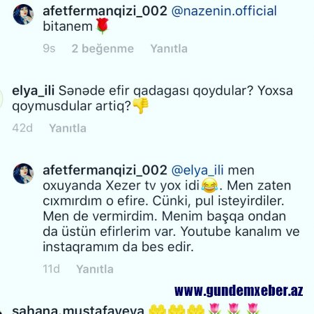 Afət Fərmanqızından “Xəzər” Tv-yə sərt ittihamlar “Pul istəyirdilər deyə...” - FOTO