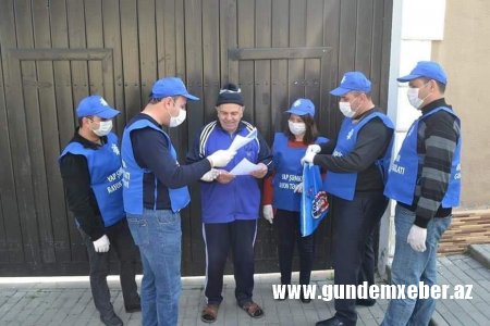 YAP Şəmkir təşkilatının "koronavirus" şousu  - FOTOFAKTLAR