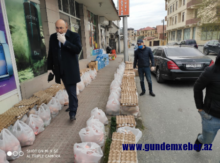 Bu gün Ümid Partiyası onlarla ailəyə yardım etdi