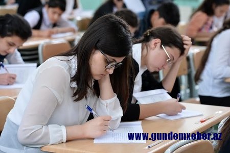 Azərbaycanda buraxılış imtahanlarının keçirilməsinə başlanılır