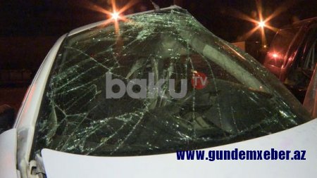 Abşeronda iki avtomobil toqquşdu, ölən var - FOTO